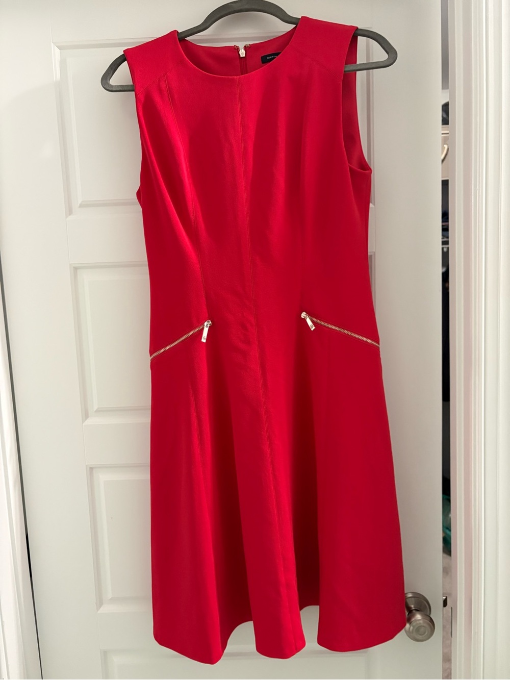 Tommy Hilfiger Bright Red Knit Top